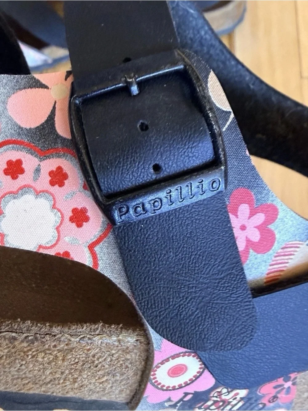 BIRKENSTOCK PAPILLIO PISA W/ SLINGBACK SANDALS SZ 9 (40) VERY GOOD